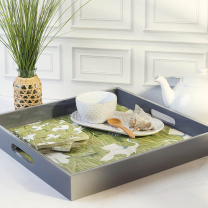 Egret &amp; Reed Paper Cocktail Napkins (Pack of 25) Paper Cocktail Napkin - Rockflowerpaper