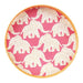 Elephant  Round Lacquer Serving Tray