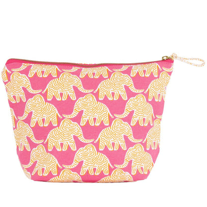 Elephant Essential Canvas Pouch Set of 2 Pouch Set of 2 - Rockflowerpaper
