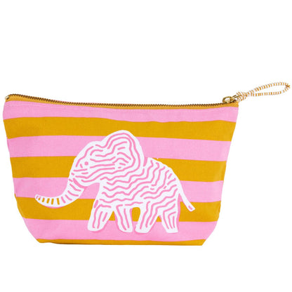 Elephant Essential Canvas Pouch Set of 2 Pouch Set of 2 - Rockflowerpaper