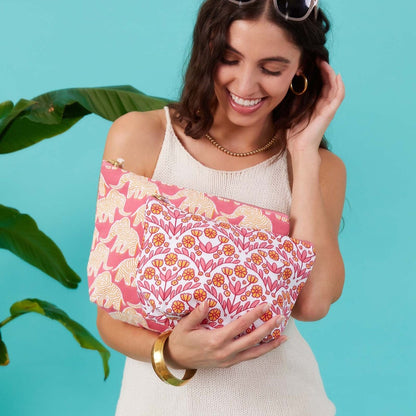 Elephant Pouch Large Pouch - rockflowerpaper