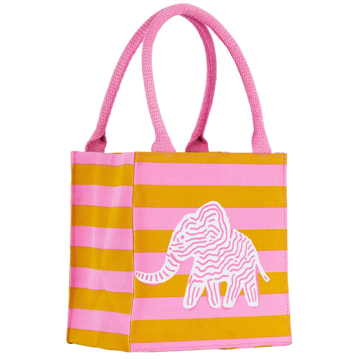 Elephant Stripe Reusable Itsy Bitsy Gift Bag Gift Bag - Rockflowerpaper