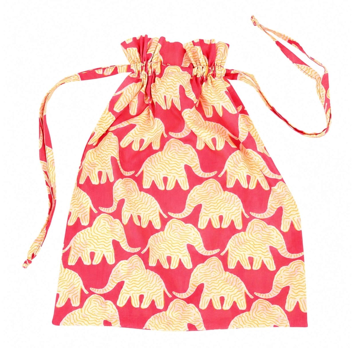Elephants Pink Cotton Lounge Pant Lounge Pant - Rockflowerpaper
