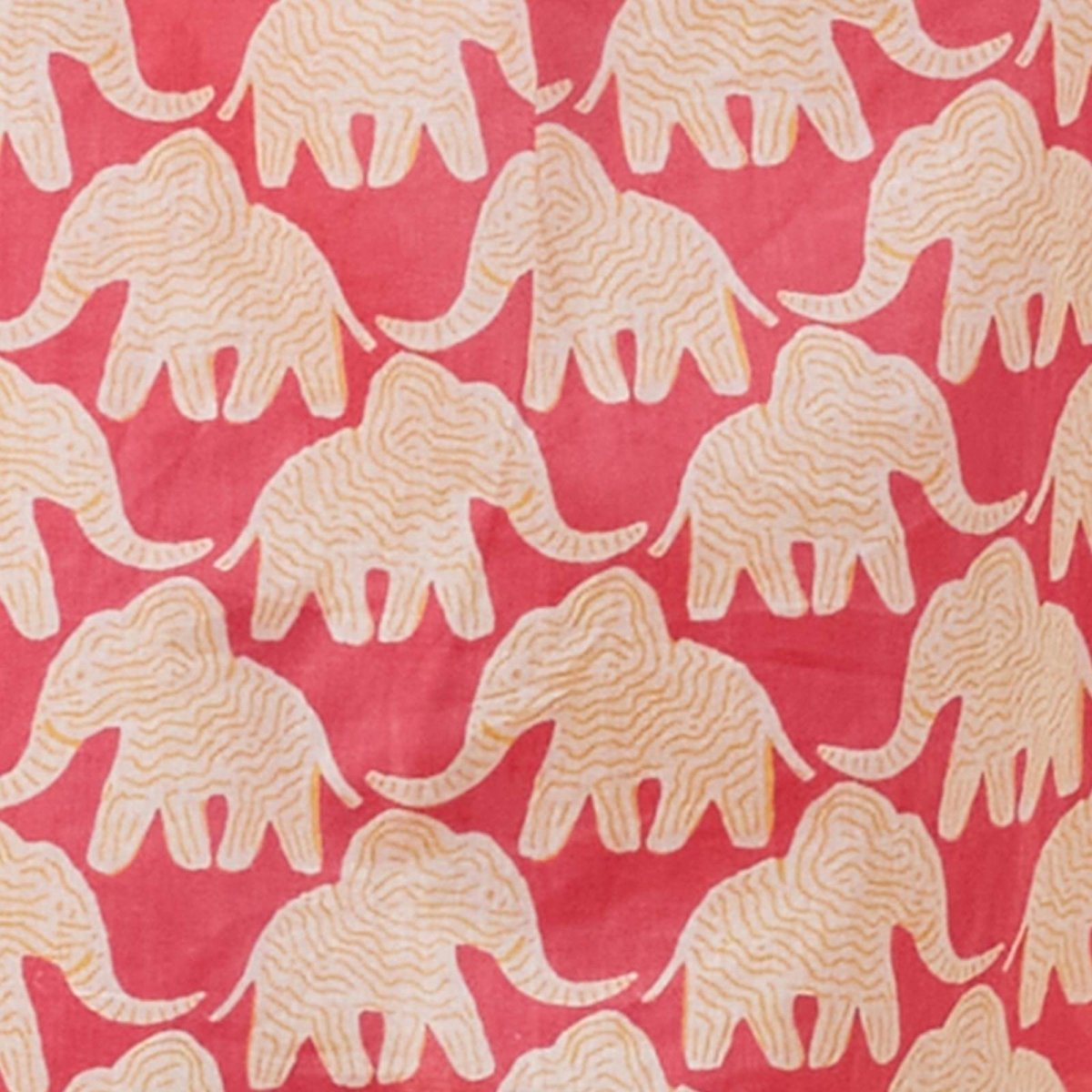 Elephants Pink Cotton Night Shirt Sleep Shirt - rockflowerpaper