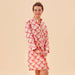 Elephants Pink Cotton Night Shirt