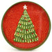 Festive Filigree Round Laquer Serving Tray