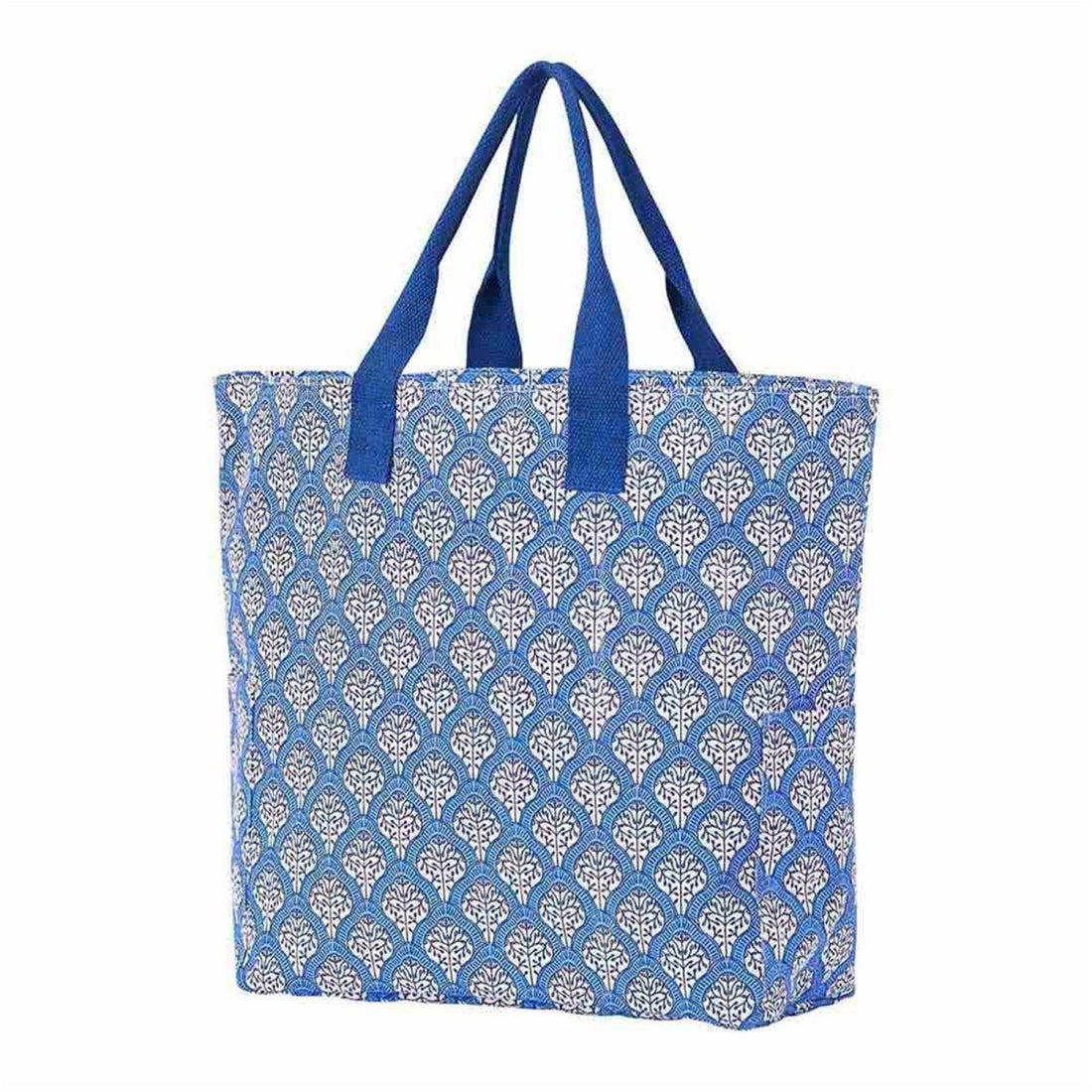 Fifer Blue Carryall Tote - rockflowerpaper