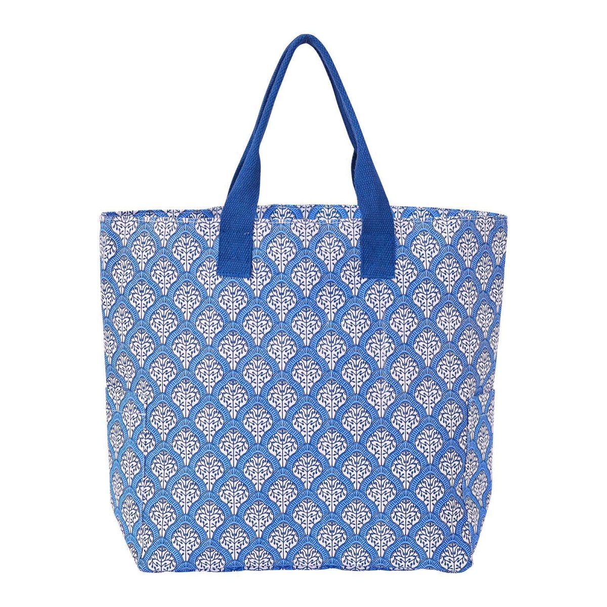 Fifer Blue Carryall Tote - rockflowerpaper