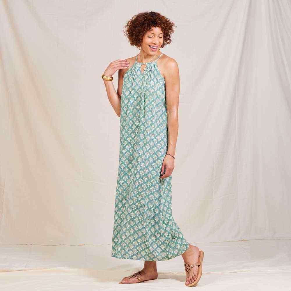 Fifer Blue Green Sundress Dress - rockflowerpaper