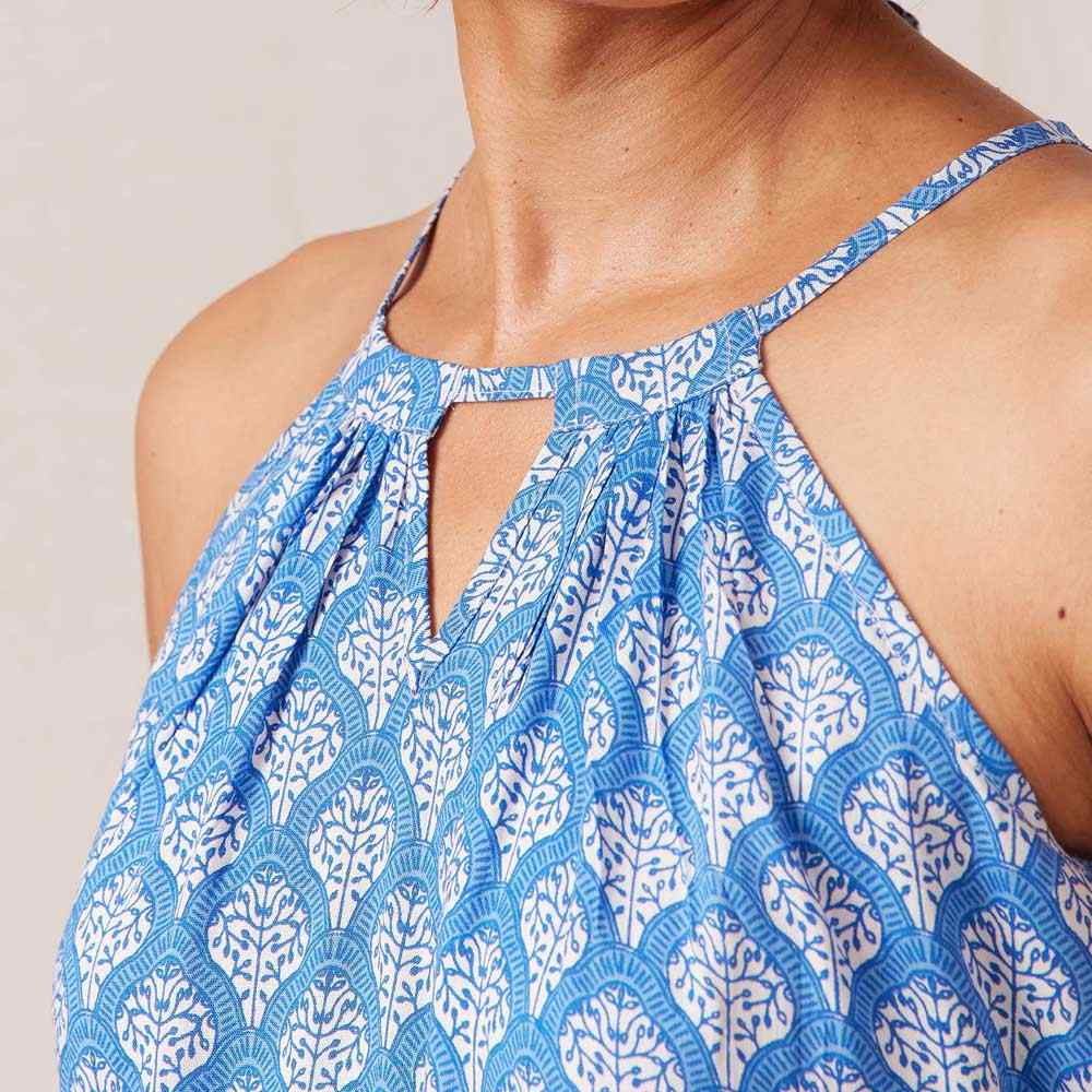 Fifer Blue Sundress Dress - rockflowerpaper