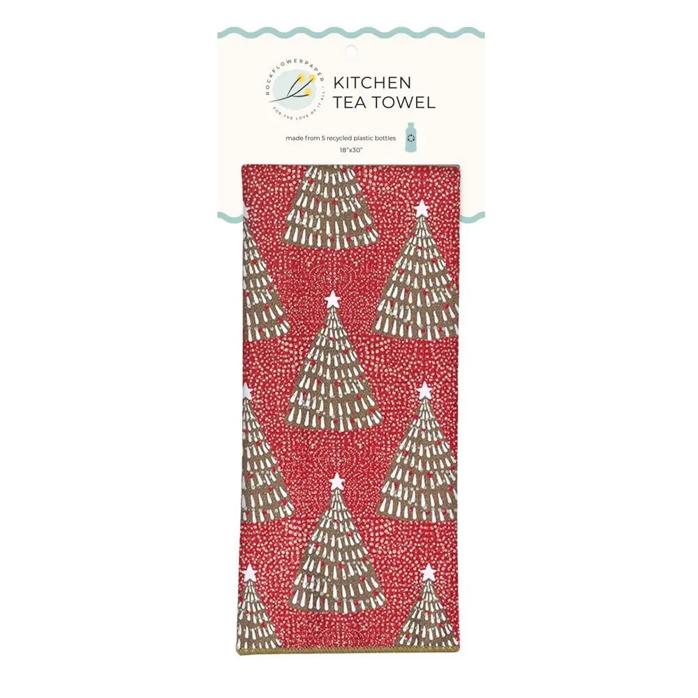 Filigree Tree Eco Kitchen Tea Towel Tea Towel - Rockflowerpaper