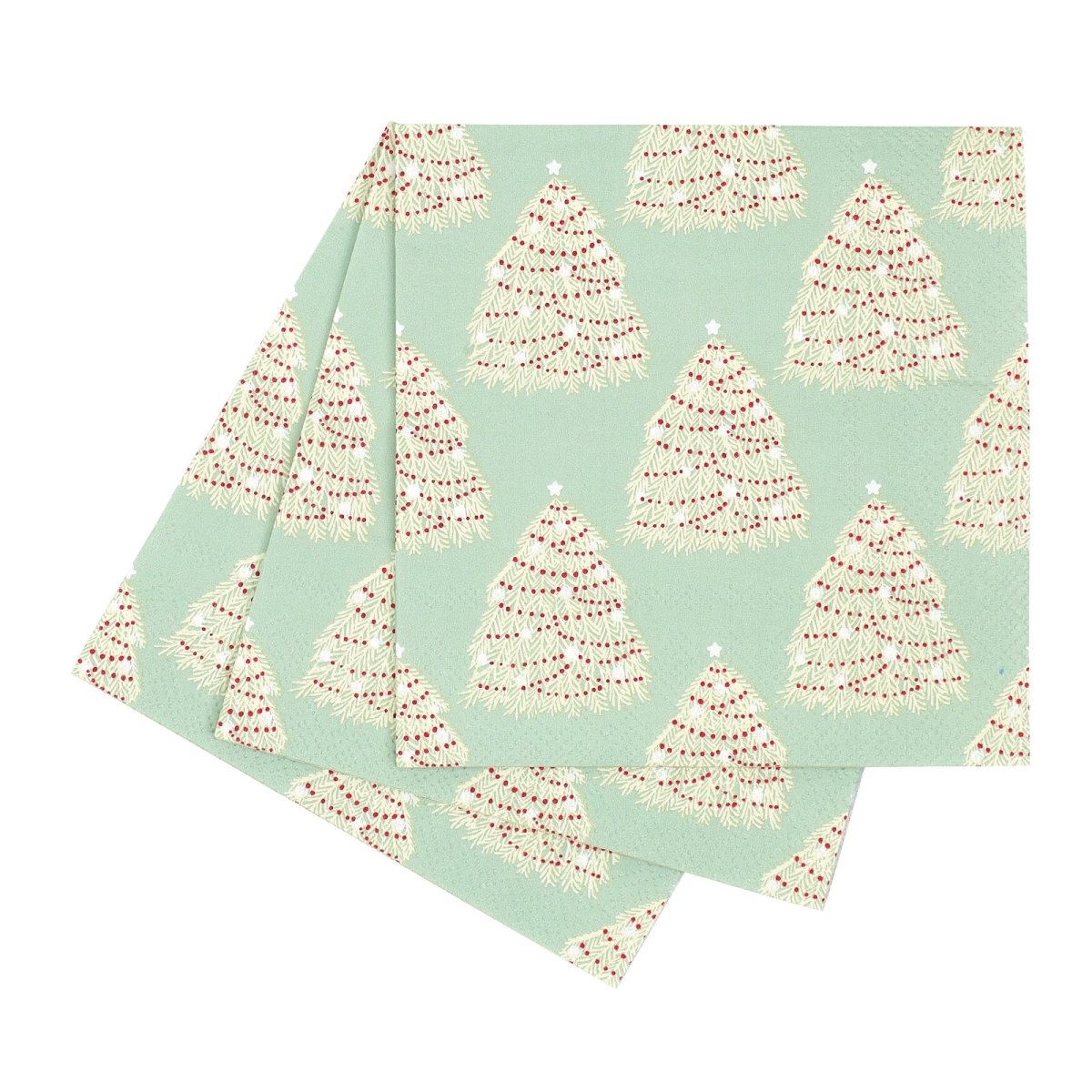 Fir Tree Paper Napkins (Pack of 25) Paper Cocktail Napkin - Rockflowerpaper