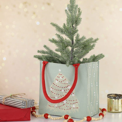 Fir Tree Reusable Itsy Bitsy Gift Bag Gift Bag - Rockflowerpaper