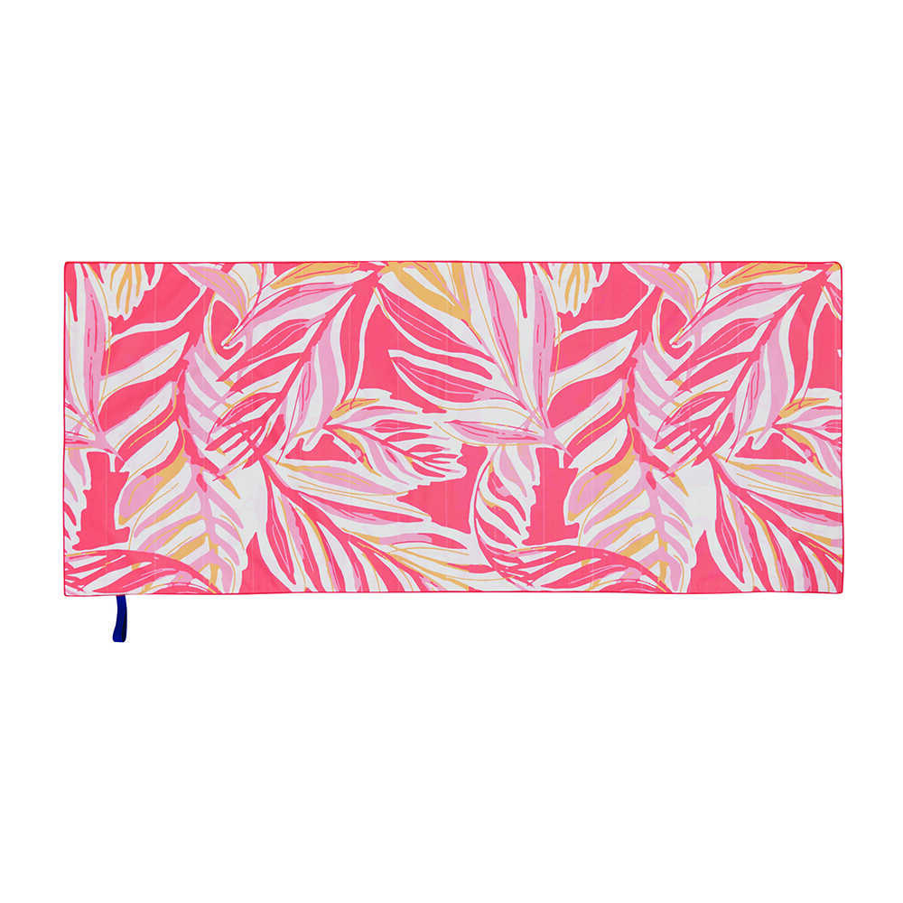 Flamingo Pink Beach Towel Beach Towel - rockflowerpaper