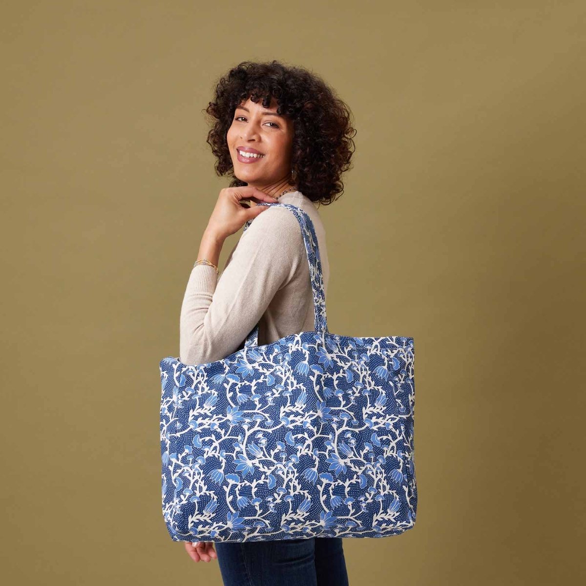 Fleur Little Shopper Tote Bag Tote - rockflowerpaper