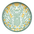 Floral Stag Round Lacquer Serving Tray Tray - rockflowerpaper