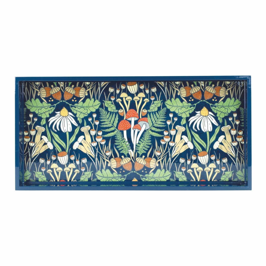 Forest Floor Rectangular Lacquer Serving Tray Tray - rockflowerpaper