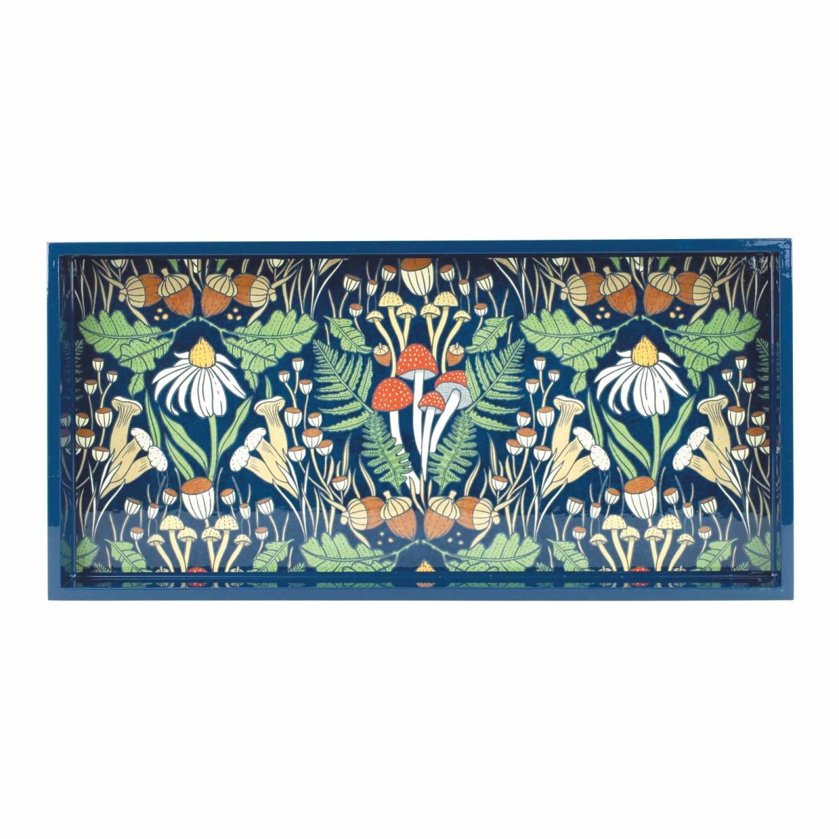Forest Floor Rectangular Lacquer Serving Tray Tray - rockflowerpaper
