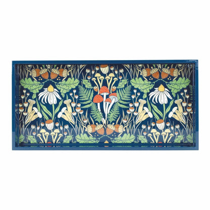 Forest Floor Rectangular Lacquer Serving Tray Tray - rockflowerpaper