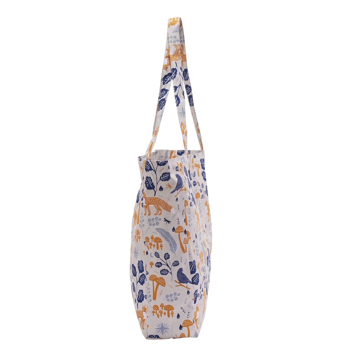 Fox and Feathers Little Shopper Tote Bag Tote - rockflowerpaper
