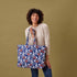 Francoise Navy Little Shopper Tote Bag Tote - rockflowerpaper