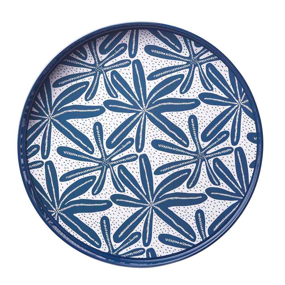 Geo Starfish 15 Inch Round Tray Tray - rockflowerpaper