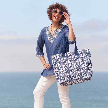 Geo Starfish Carryall Tote - rockflowerpaper