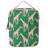 Giraffe Pink & Green Lunch Tote Lunch Tote - Rockflowerpaper