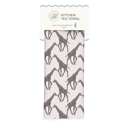 Giraffe Tan Eco Kitchen Tea Towel Tea Towel - rockflowerpaper