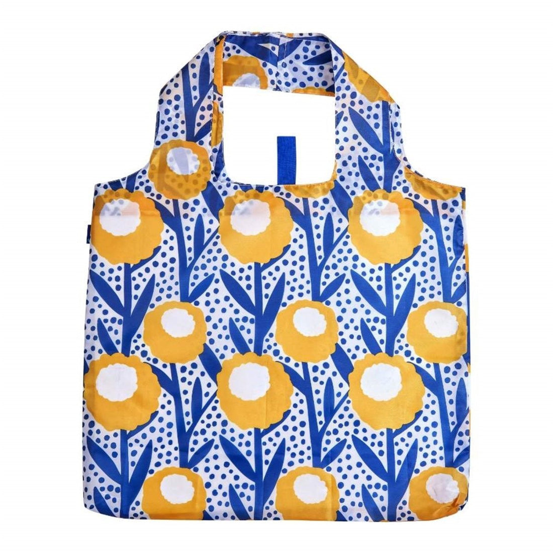 Golden Glow blu Reusable Shopping Bag - Machine washable Reusable Shopping Bag - rockflowerpaper