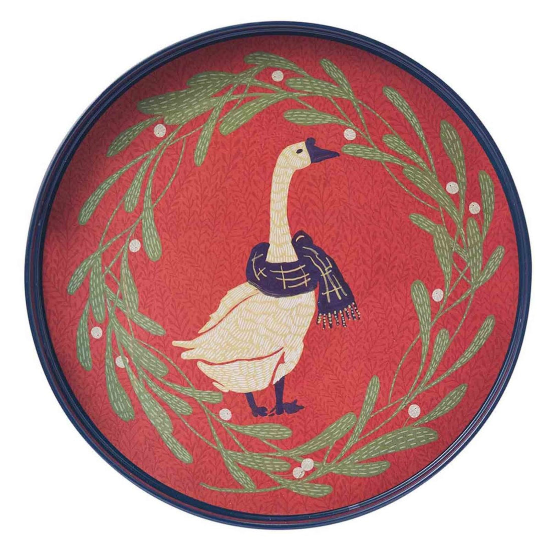 Goose 15 Inch Round Tray Tray - rockflowerpaper