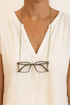 Green Beaded Lanyard Necklace for Glasses or Face Mask MASK - NECKLACE - rockflowerpaper