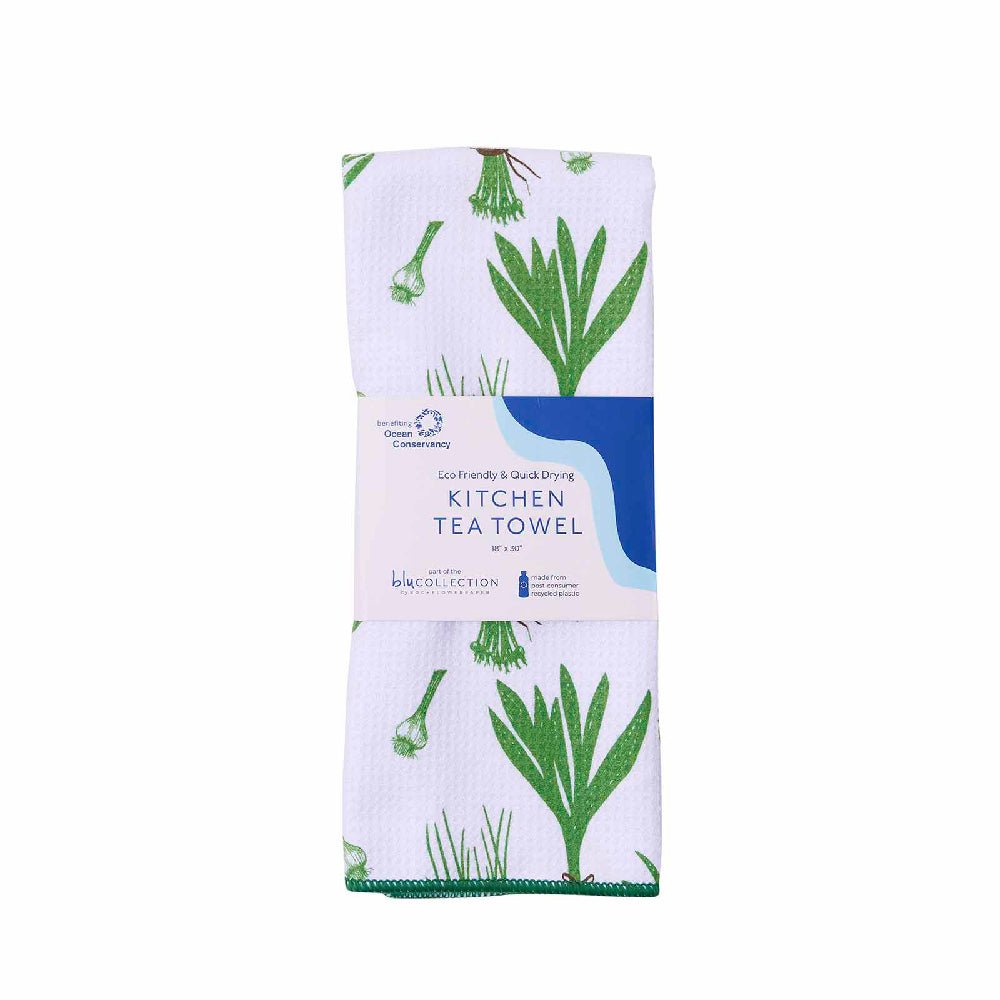 Herb Garden blu Kitchen Tea Towel Kitchen Towel - rockflowerpaper