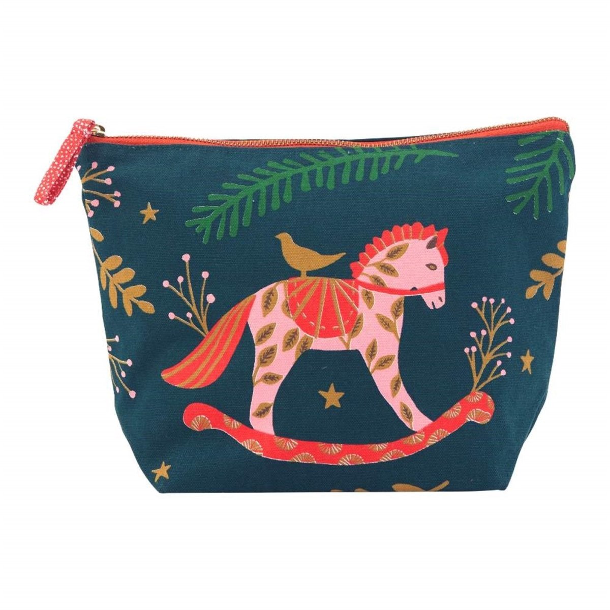 Holiday Horse Pouch Large Pouch - rockflowerpaper