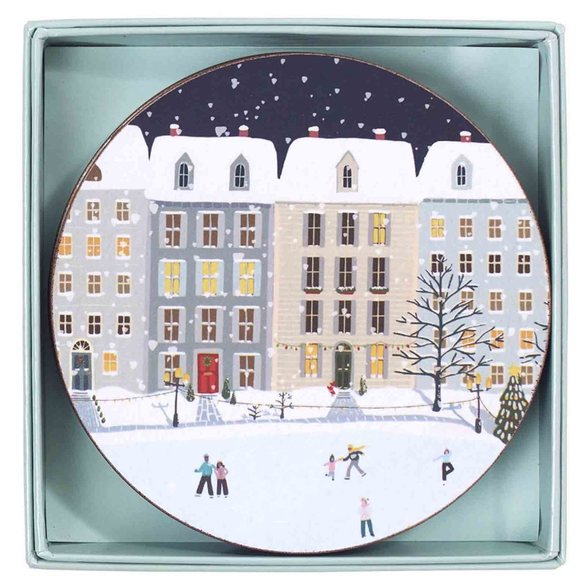 Holiday In The Park Round Coasters - Set of 4 Coaster - rockflowerpaper