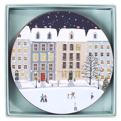 Holiday In The Park Round Coasters - Set of 4 Coaster - rockflowerpaper