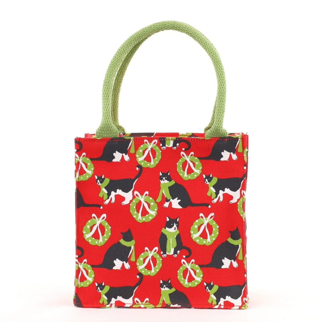 Holiday Kitties Reusable Itsy Bitsy Gift Bag Gift Bag - Rockflowerpaper