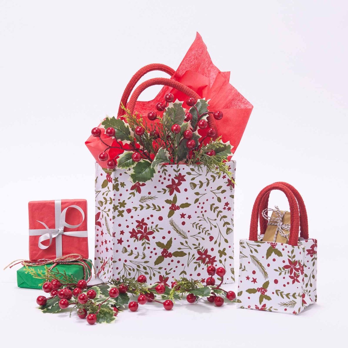 Holly Itsy Bitsy Gift Bag Gift Bag - rockflowerpaper