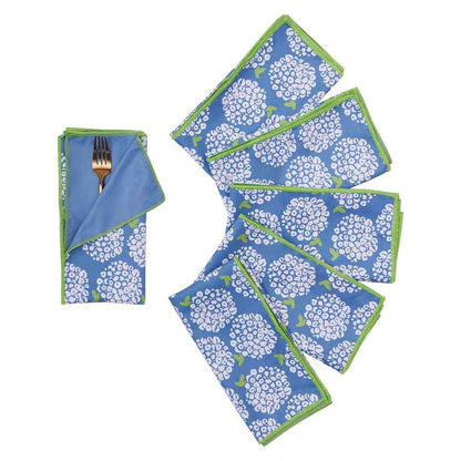 Hydrangea blu Dinner Napkin Dinner Napkin - rockflowerpaper