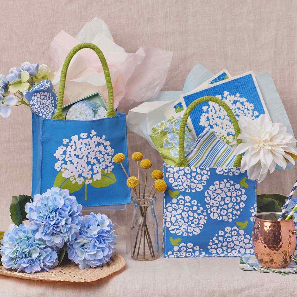 Hydrangea Reusable Itsy Bitsy Gift Bag Gift Bag - rockflowerpaper