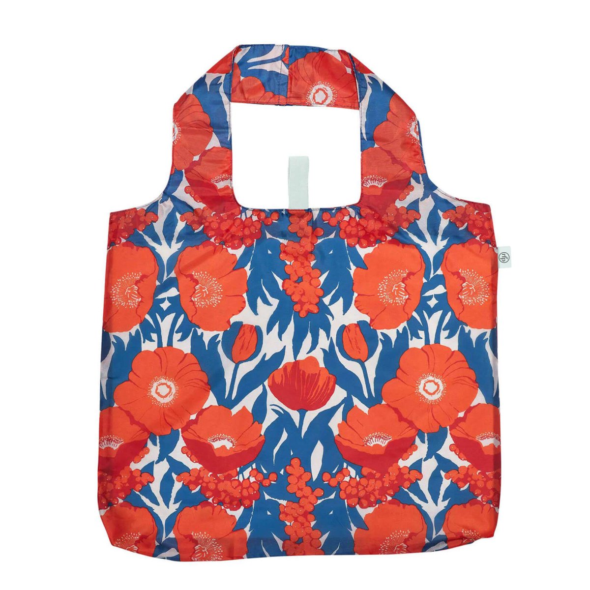 Icelandic Poppies blu Reusable Shopping Bag Reusable Shopping Bag - rockflowerpaper