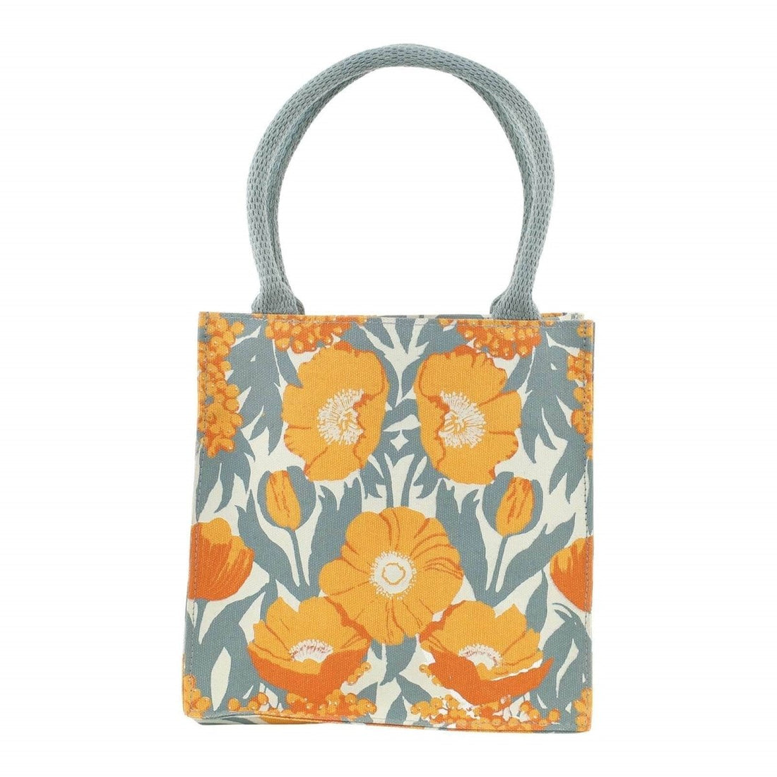 Icelandic Poppies Gold Itsy Bitsy Gift Bag - rockflowerpaper