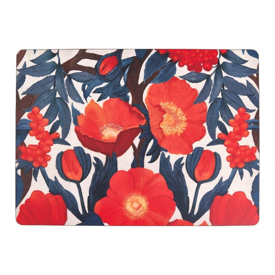 Icelandic Poppy Placemat Set 4 Placemat - rockflowerpaper