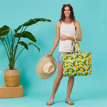 Lemon Blossoms Little Shopper Tote Bag Tote - rockflowerpaper