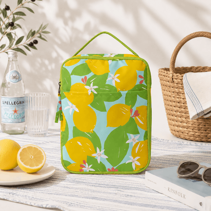 Lemon Blossoms Lunch Tote Lunch Tote - Rockflowerpaper