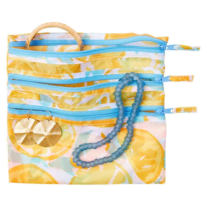 Lemon Slices 3 - Zip Pouch 3 Zip - Pouch - rockflowerpaper