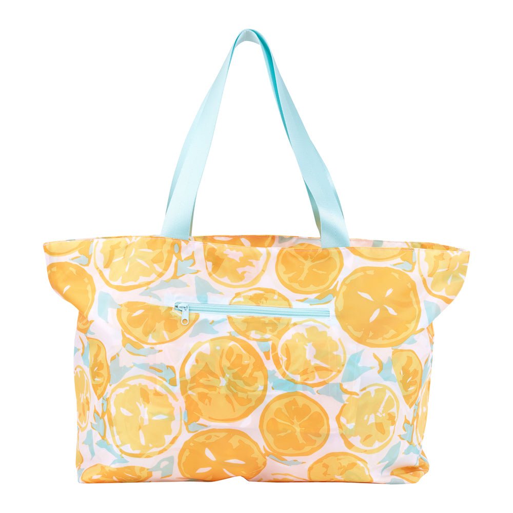 Lemon Slices Splash Proof Beach Bag Travel beach bag - rockflowerpaper