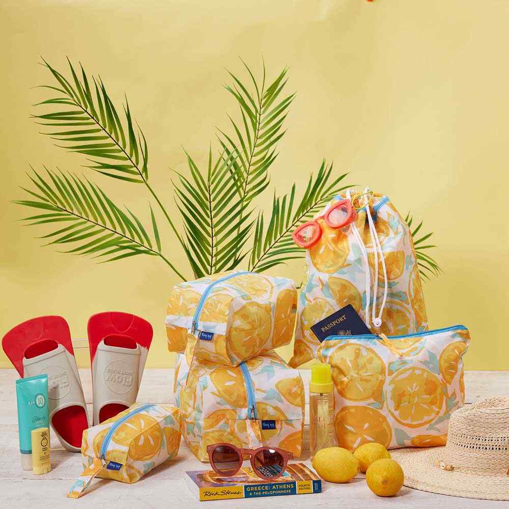 Lemon Slices Splash Proof Travel Sack Travel Sack - rockflowerpaper