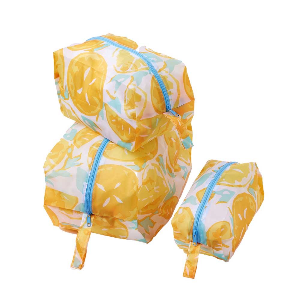 Lemon Slices Travel Cube - Set of 3 Travel Cube - rockflowerpaper