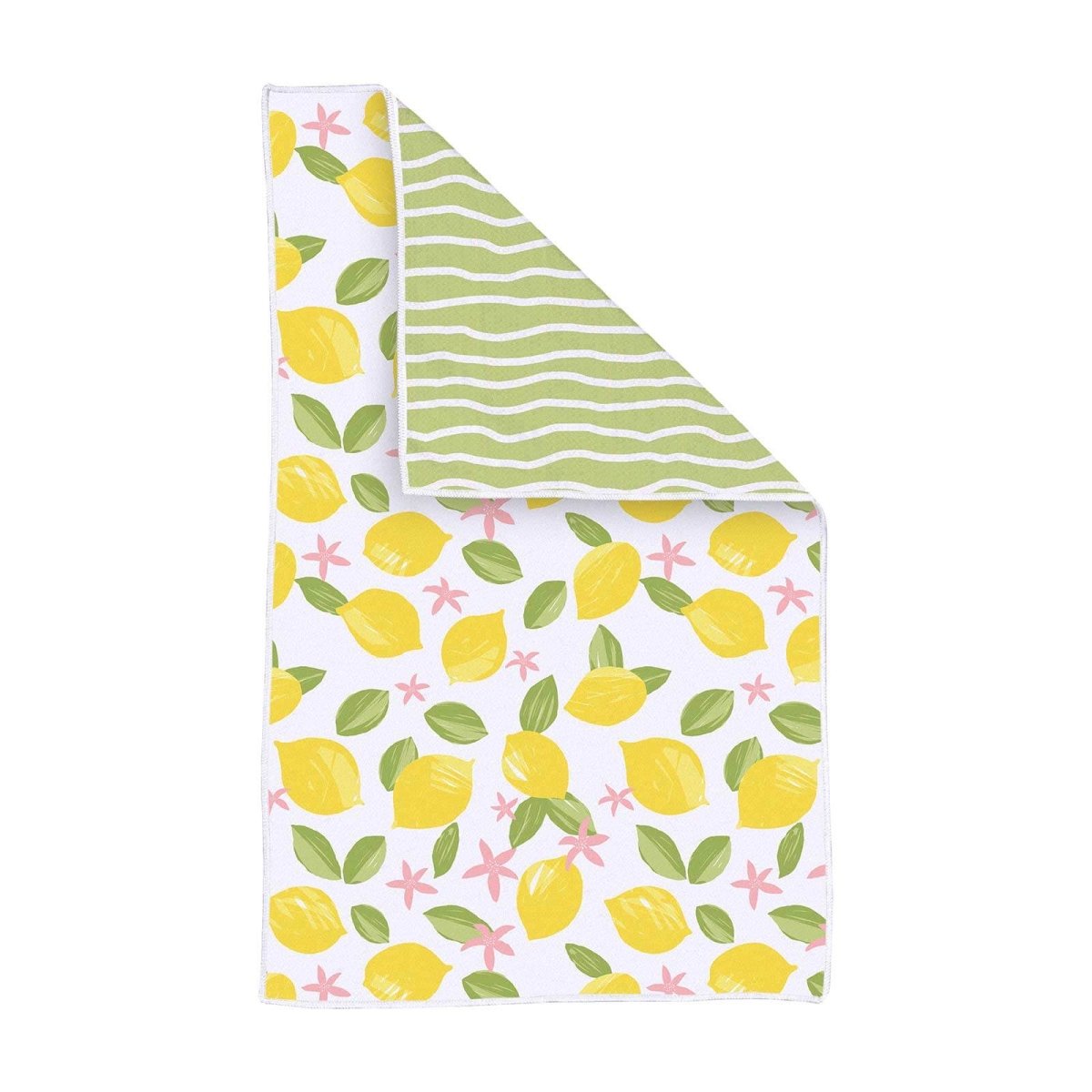 Limone Blossoms Eco Kitchen Tea Towel Tea Towel - rockflowerpaper